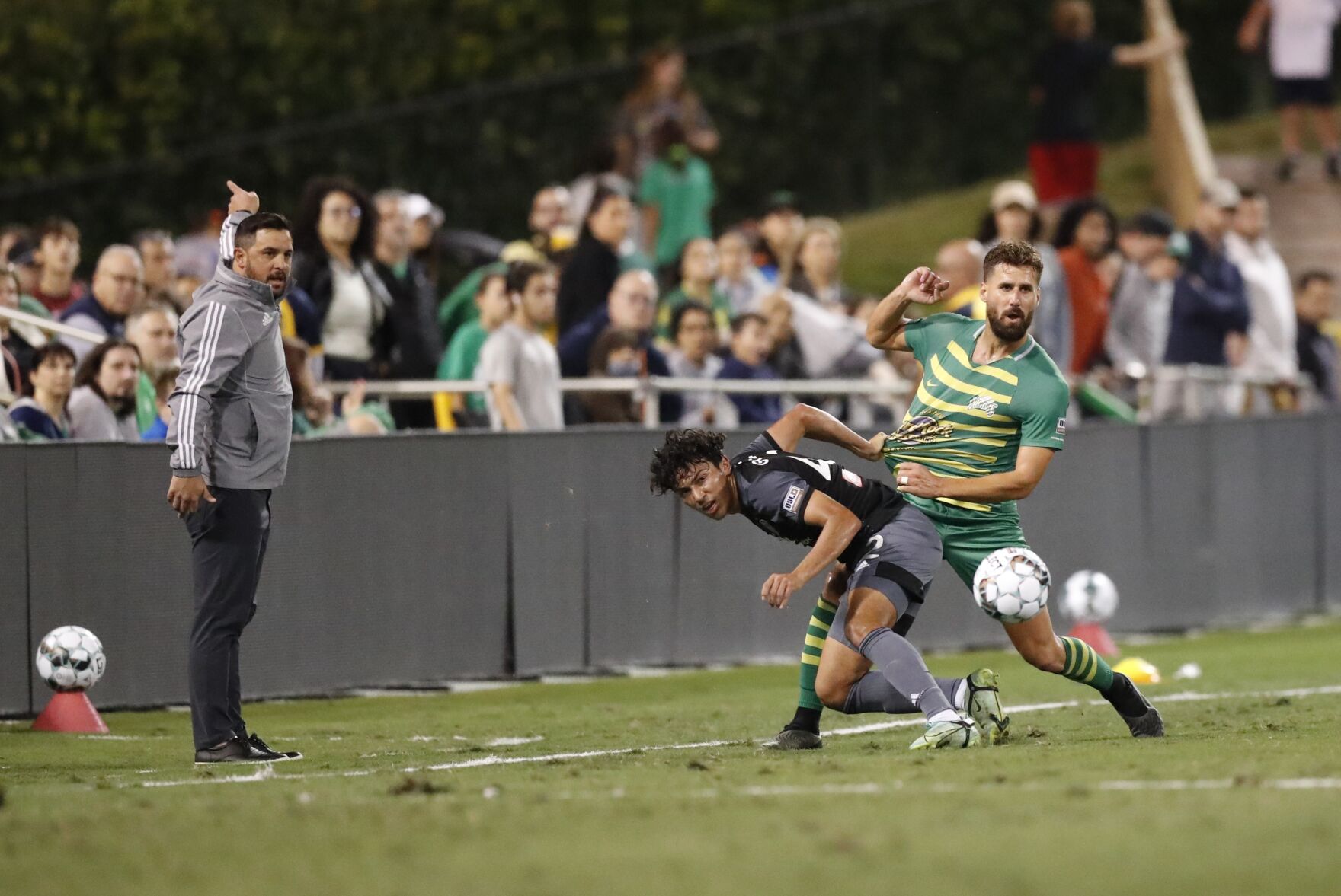 LouCity Danny Cruz looks on against Tampa Bay Nov. 20, 2021